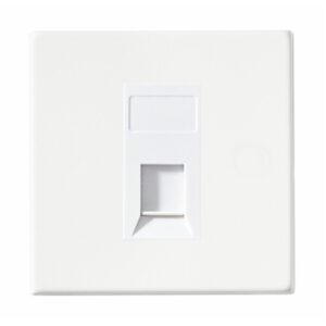 1 gang RJ45 CAT 5E Outlet - Unshielded