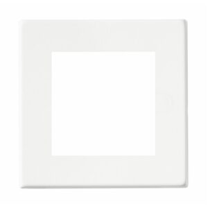 2 gang EuroFix 50x50mm Apertured Plate with Grid