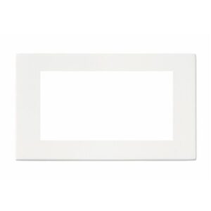 4 gang EuroFix 100x50mm Apertured Plate with Grid