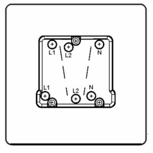 1 gang 10A Triple Pole Rocker