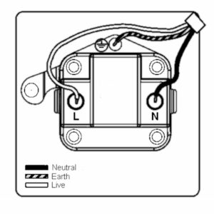 1 gang 5A Unswitched Socket