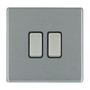 2 gang 10AX 2 Way Rocker