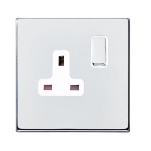 1 gang 13A Double Pole Switched Socket