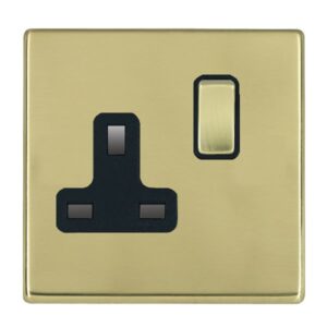 1 gang 13A Double Pole Switched Socket