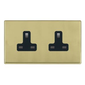 2 gang 13A Unswitched Socket