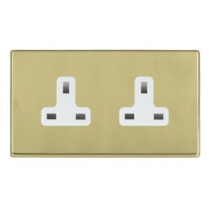2 gang 13A Unswitched Socket