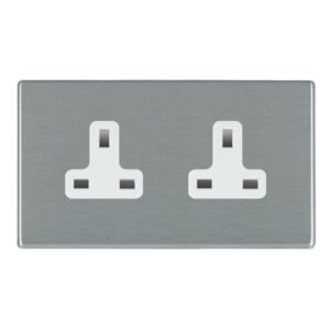 2 gang 13A Unswitched Socket