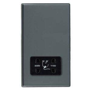 Shaver Dual Voltage Unswitched Socket (Vertically Mounted)