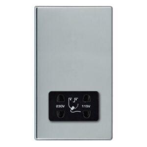 Shaver Dual Voltage Unswitched Socket (Vertically Mounted)