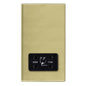 Shaver Dual Voltage Unswitched Socket (Vertically Mounted)