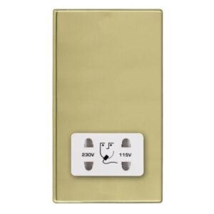 Shaver Dual Voltage Unswitched Socket (Vertically Mounted)