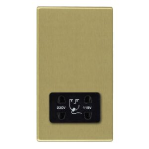 Shaver Dual Voltage Unswitched Socket (Vertically Mounted)