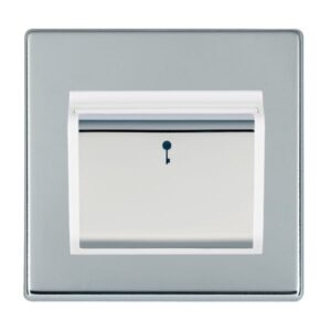 1 gang 10A (6AX) Card Switch On/Off with Blue LED Locator