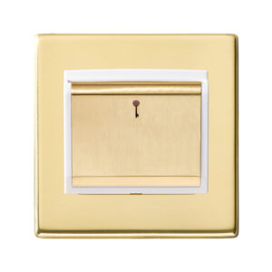 1 gang 10A (6AX) Card Switch On/Off with Blue LED Locator