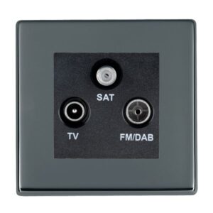 Non-Isolated TV+FM+SAT Triplexer 1in/3out (DAB Compatible)