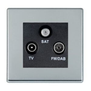 Non-Isolated TV+FM+SAT Triplexer 1in/3out (DAB Compatible)
