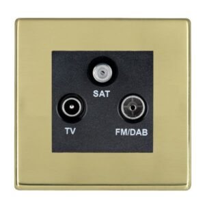 Non-Isolated TV+FM+SAT Triplexer 1in/3out (DAB Compatible)