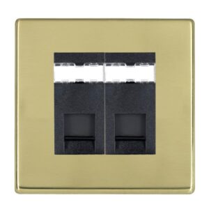 2 gang RJ12 Outlet - Unshielded