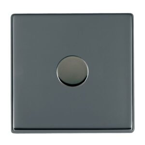1 gang 100W LED Trailing/Leading Edge Push On/Off Rotary 2 Way Switching Dimmer