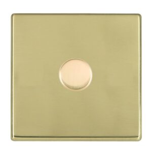 1 gang 100W LED Trailing/Leading Edge Push On/Off Rotary 2 Way Switching Dimmer