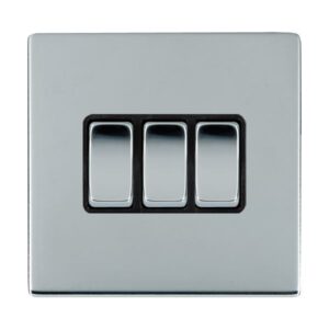 3 gang 10AX 2 Way Rocker
