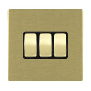 3 gang 10AX 2 Way Rocker