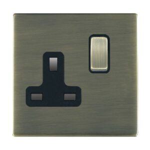 1 gang 13A Double Pole Switched Socket