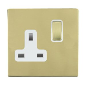 1 gang 13A Double Pole Switched Socket