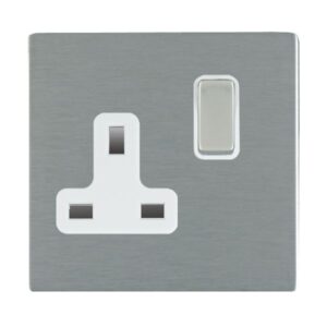 1 gang 13A Double Pole Switched Socket