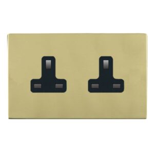 2 gang 13A Unswitched Socket