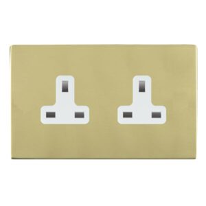 2 gang 13A Unswitched Socket