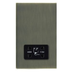 Shaver Dual Voltage Unswitched Socket (Vertically Mounted)