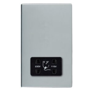 Shaver Dual Voltage Unswitched Socket (Vertically Mounted)
