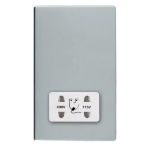 Shaver Dual Voltage Unswitched Socket (Vertically Mounted)