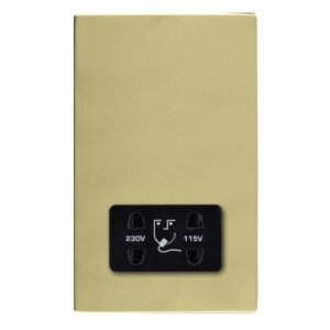 Shaver Dual Voltage Unswitched Socket (Vertically Mounted)