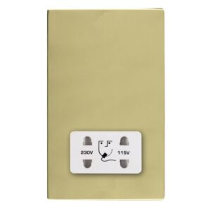Shaver Dual Voltage Unswitched Socket (Vertically Mounted)