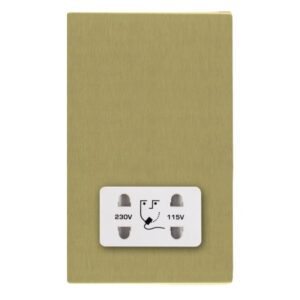 Shaver Dual Voltage Unswitched Socket (Vertically Mounted)