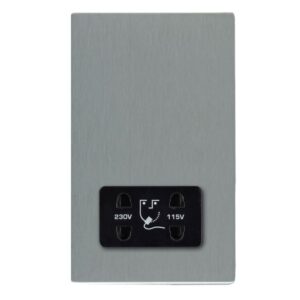 Shaver Dual Voltage Unswitched Socket (Vertically Mounted)
