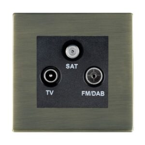 Non-Isolated TV+FM+SAT Triplexer 1in/3out (DAB Compatible)