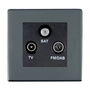 Non-Isolated TV+FM+SAT Triplexer 1in/3out (DAB Compatible)