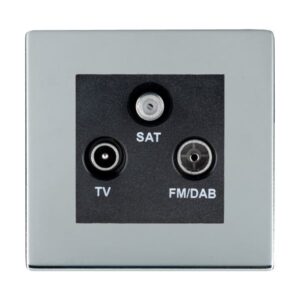 Non-Isolated TV+FM+SAT Triplexer 1in/3out (DAB Compatible)