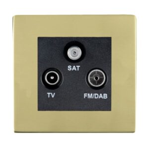 Non-Isolated TV+FM+SAT Triplexer 1in/3out (DAB Compatible)
