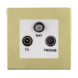 Non-Isolated TV+FM+SAT Triplexer 1in/3out (DAB Compatible)