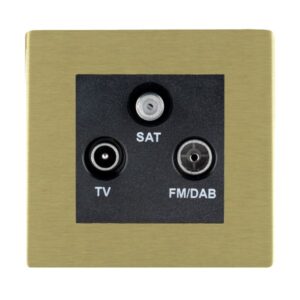 Non-Isolated TV+FM+SAT Triplexer 1in/3out (DAB Compatible)