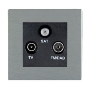 Non-Isolated TV+FM+SAT Triplexer 1in/3out (DAB Compatible)