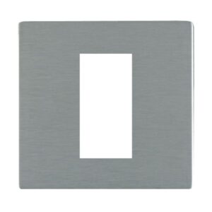 1 gang EuroFix 25x50mm Apertured Plate with Grid