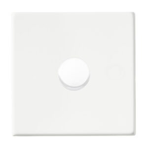 1 gang 250W LED Trailing/Leading Edge Push On/Off Rotary 2 Way Switching Dimmer