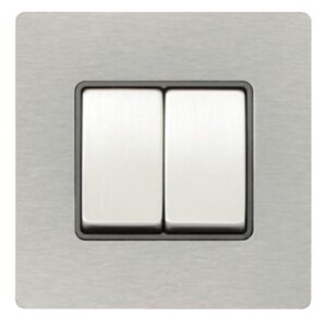 Wide Rocker - 2 gang 10AX 2 Way Rocker